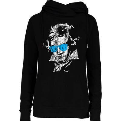 L.U.D.W.I.G Van Beethoven Classical Music Composer Womens Funnel Neck Pullover Hood