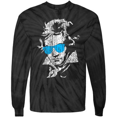 L.U.D.W.I.G Van Beethoven Classical Music Composer Tie-Dye Long Sleeve Shirt