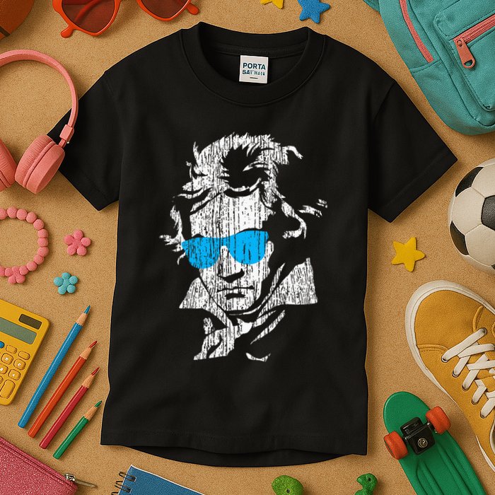 L.U.D.W.I.G Van Beethoven Classical Music Composer Kids T-Shirt