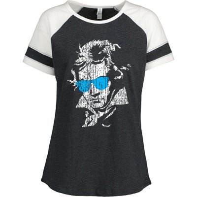 L.U.D.W.I.G Van Beethoven Classical Music Composer Enza Ladies Jersey Colorblock Tee