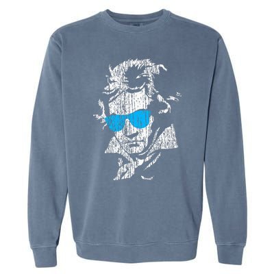 L.U.D.W.I.G Van Beethoven Classical Music Composer Garment-Dyed Sweatshirt