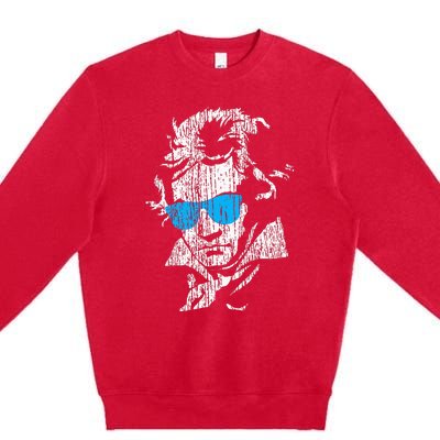 L.U.D.W.I.G Van Beethoven Classical Music Composer Premium Crewneck Sweatshirt