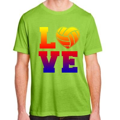 Love Volleyball Cute Gift Adult ChromaSoft Performance T-Shirt