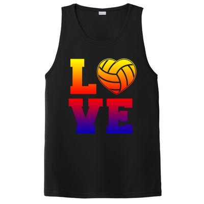 Love Volleyball Cute Gift PosiCharge Competitor Tank