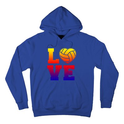 Love Volleyball Cute Gift Hoodie