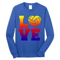 Love Volleyball Cute Gift Long Sleeve Shirt