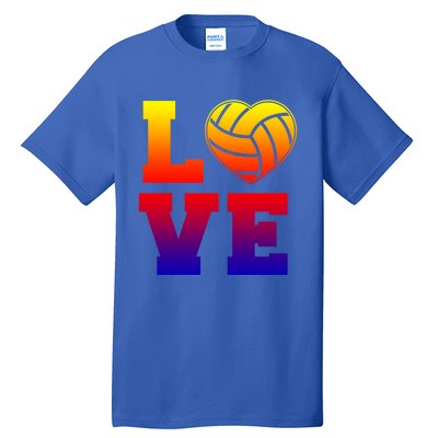 Love Volleyball Cute Gift Tall T-Shirt