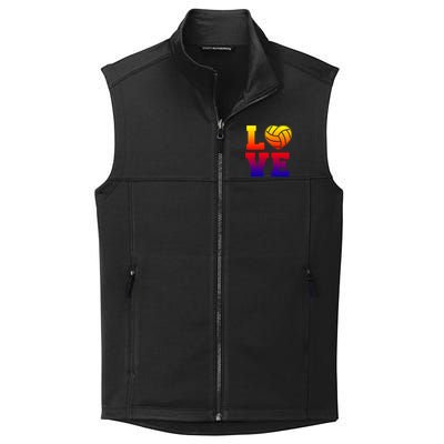 Love Volleyball Cute Gift Collective Smooth Fleece Vest