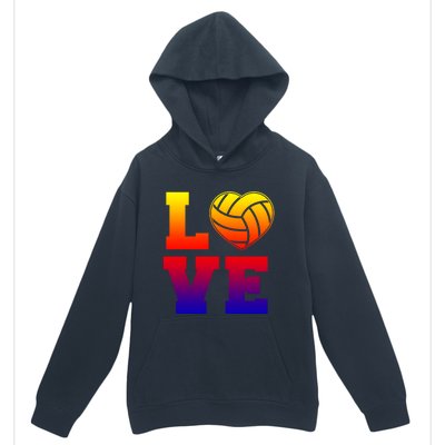 Love Volleyball Cute Gift Urban Pullover Hoodie