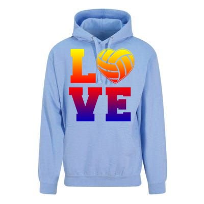 Love Volleyball Cute Gift Unisex Surf Hoodie