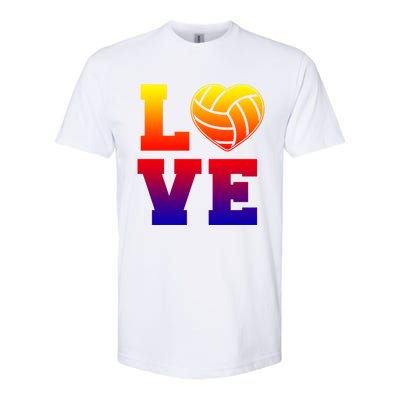 Love Volleyball Cute Gift Softstyle CVC T-Shirt