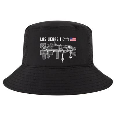 Las Vegas Circuit Us America Formula Racing Race Car Lovers Cool Comfort Performance Bucket Hat