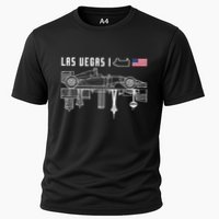 Las Vegas Circuit Us America Formula Racing Race Car Lovers Cooling Performance Crew T-Shirt
