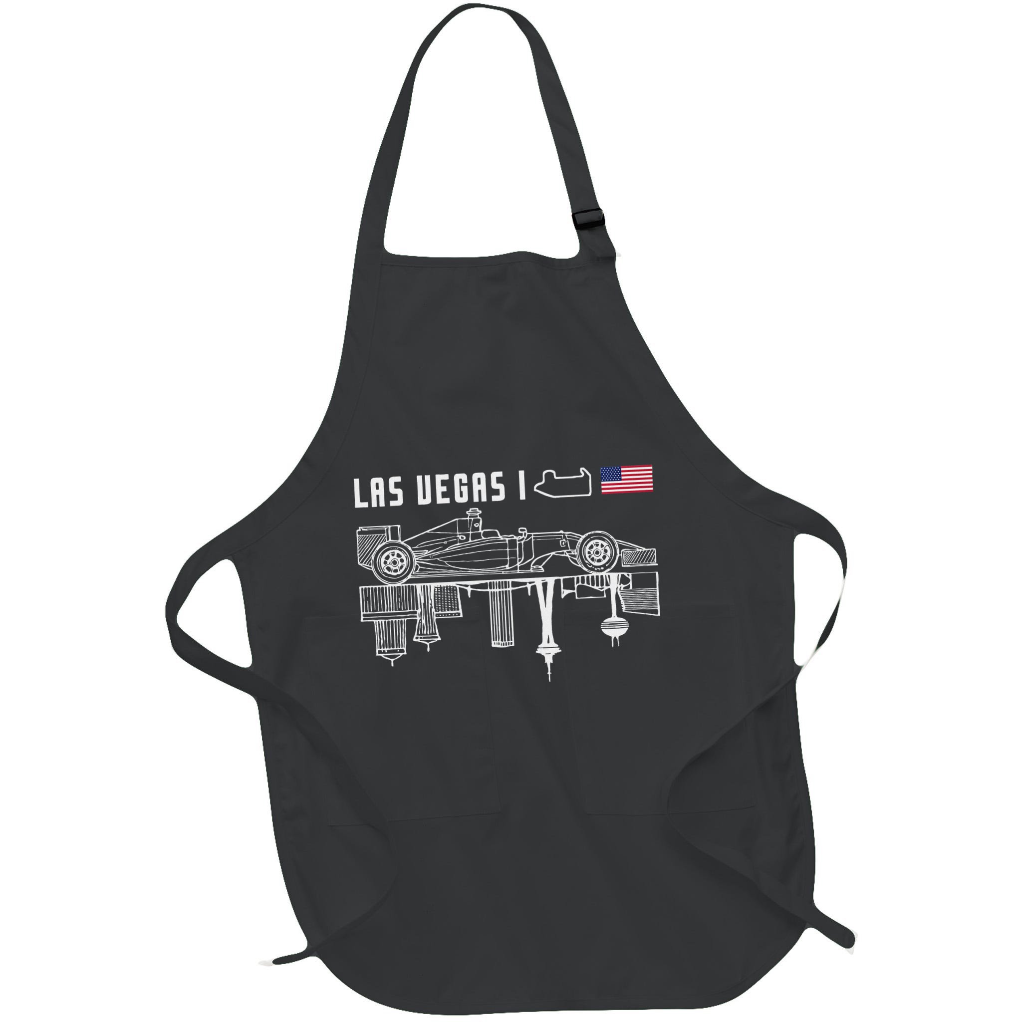 Las Vegas Circuit Us America Formula Racing Race Car Lovers Apron