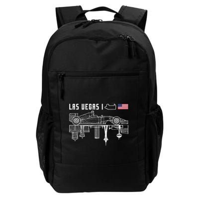 Las Vegas Circuit Us America Formula Racing Race Car Lovers Backpack