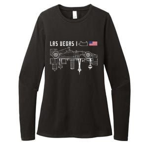 Las Vegas Circuit Us America Formula Racing Race Car Lovers Womens CVC Long Sleeve Shirt