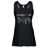 Las Vegas Circuit Us America Formula Racing Race Car Lovers Ladies Essential Flowy Tank