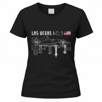 Las Vegas Circuit Us America Formula Racing Race Car Lovers Women's T-Shirt