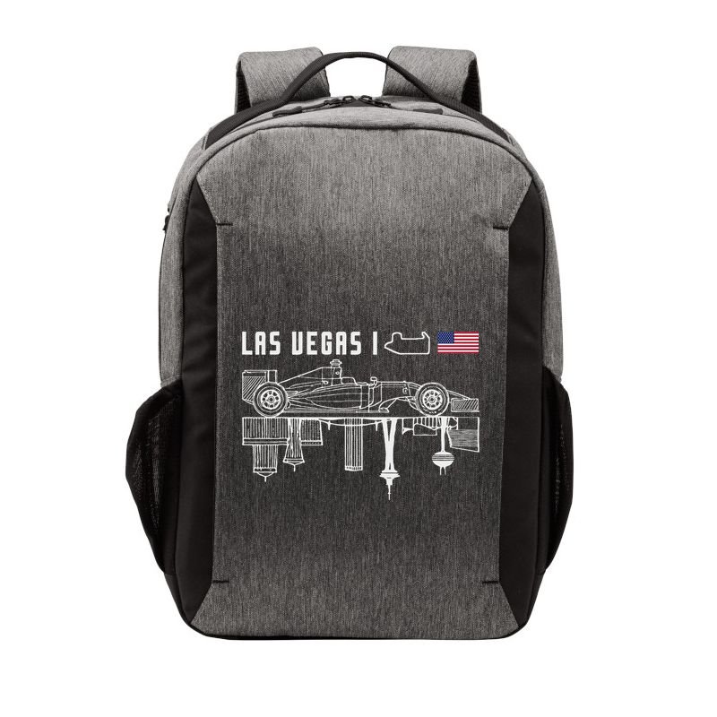 Las Vegas Circuit Us America Formula Racing Race Car Lovers Vector Backpack