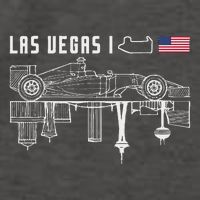 Las Vegas Circuit Us America Formula Racing Race Car Lovers Vector Backpack