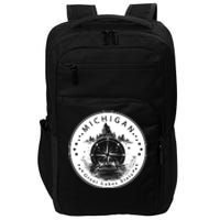 Lake View Compass Michigan Logo Impact Tech Backpack