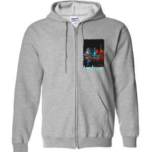 Las Vegas City Visiting Las Vegas Love Las Vegas Full Zip Hoodie