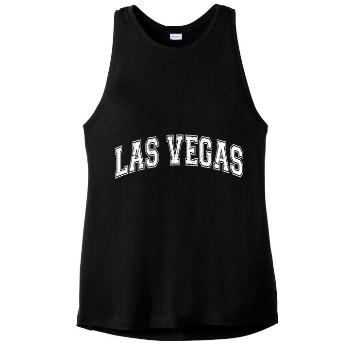Las Vegas Classic Vintage Nevada Sports Cool Gift Ladies PosiCharge Tri-Blend Wicking Tank