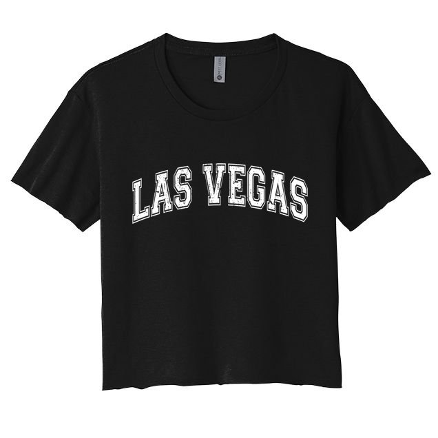 Las Vegas Classic Vintage Nevada Sports Cool Gift Crop Top