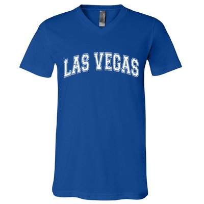 Las Vegas Classic Vintage Nevada Sports Cool Gift V-Neck T-Shirt