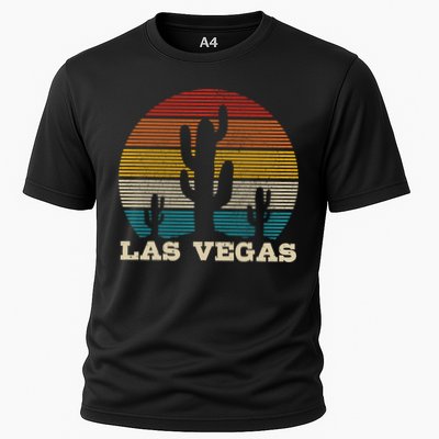 Las Vegas Cactus Vintage Retro Desert Souvenir Gift Performance Shirt