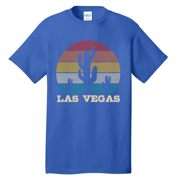 Las Vegas Cactus Vintage Retro Desert Souvenir Gift Tall T-Shirt