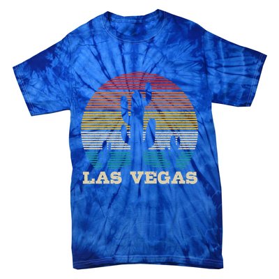 Las Vegas Cactus Vintage Retro Desert Souvenir Gift Tie-Dye T-Shirt