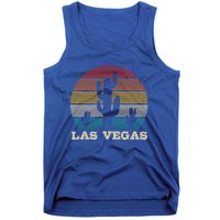 Las Vegas Cactus Vintage Retro Desert Souvenir Gift Tank Top