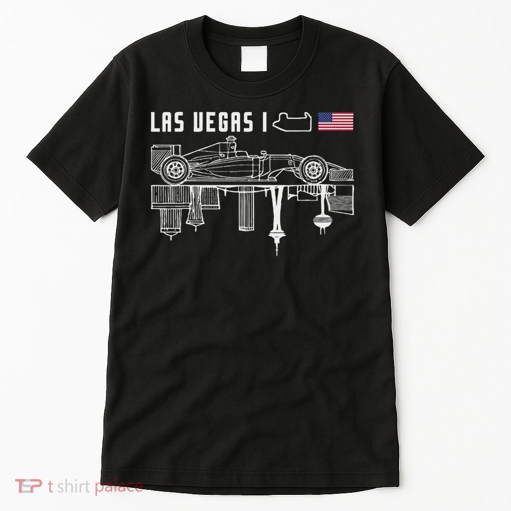 Las Vegas Circuit Us America Formula Racing Race Car Lovers Tall T-Shirt