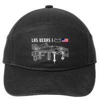 Las Vegas Circuit Us America Formula Racing Race Car Lovers 7-Panel Snapback Hat