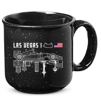 Las Vegas Circuit Us America Formula Racing Race Car Lovers 15oz Campfire Ceramic Mug