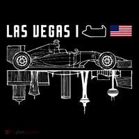Las Vegas Circuit Us America Formula Racing Race Car Lovers Magnet