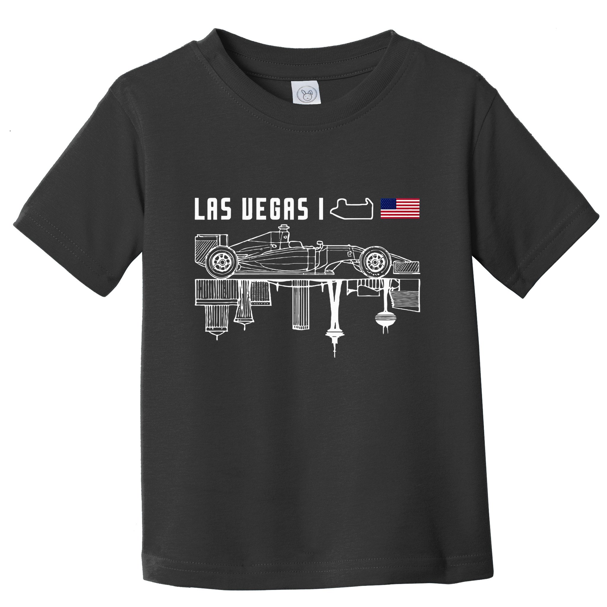 Las Vegas Circuit Us America Formula Racing Race Car Lovers Toddler T-Shirt
