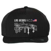 Las Vegas Circuit Us America Formula Racing Race Car Lovers Wool Snapback Cap