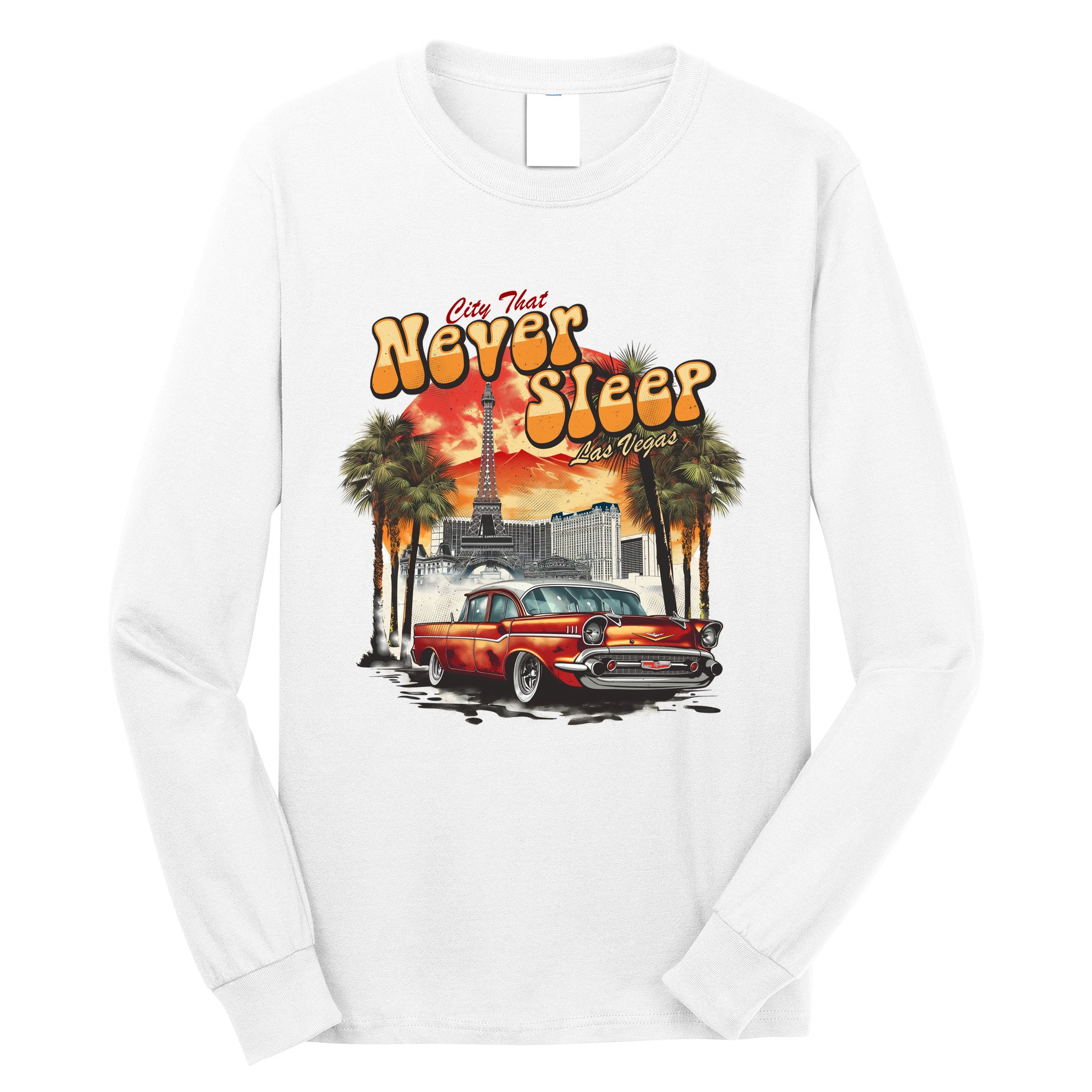 Las Vegas City That Never Sleeps Long Sleeve Shirt