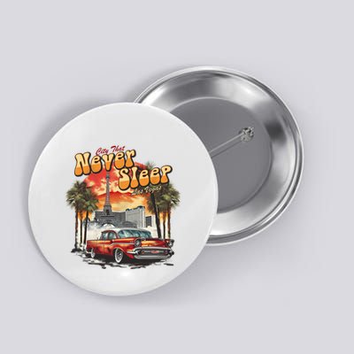 Las Vegas City That Never Sleeps Button