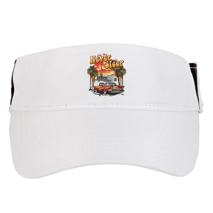 Las Vegas City That Never Sleeps Adult Drive Performance Visor