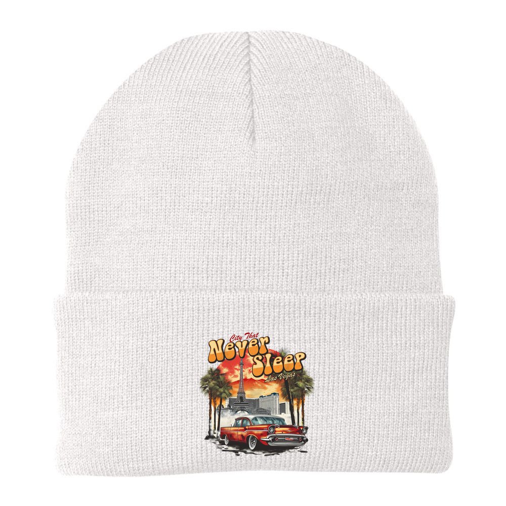 Las Vegas City That Never Sleeps Beanie