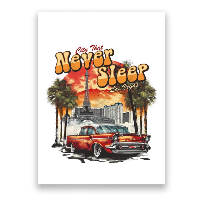 Las Vegas City That Never Sleeps Poster