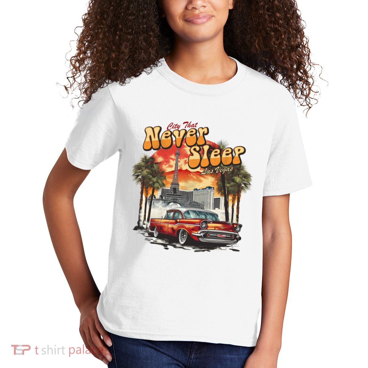 Las Vegas City That Never Sleeps Kids T-Shirt