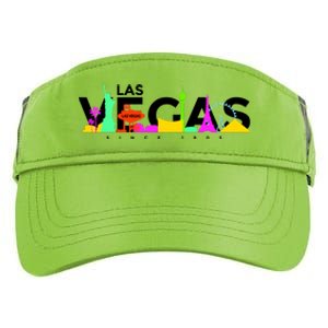 Las Vegas Colorful Skyline Adult Drive Performance Visor