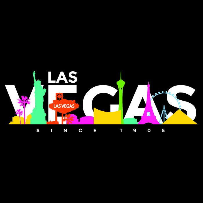 Las Vegas Colorful Skyline Backpack