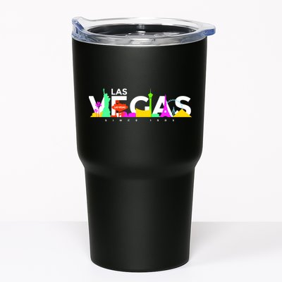 Las Vegas Colorful Skyline Tumbler