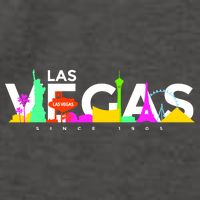 Las Vegas Colorful Skyline Vector Backpack