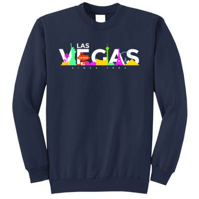 Las Vegas Colorful Skyline Sweatshirt